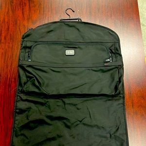 Tumi garment bag – for a suit.